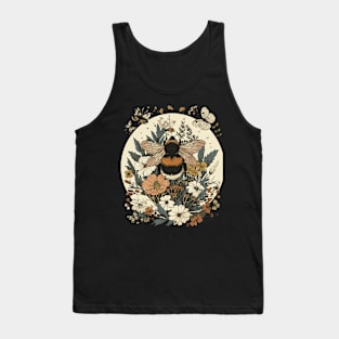 Vintage Butterfly Wings Nature Lovers Flower Butterflies Moth Tank Top